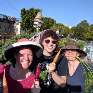 Gardening members at Pentridge