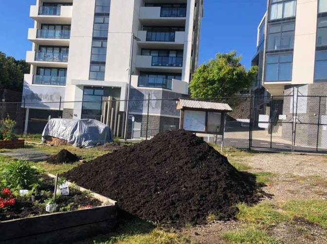 Compost donation for Pentridge Community Garden